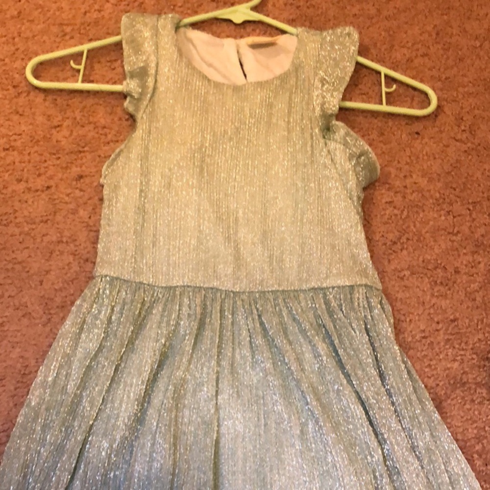 Blue sparkly dress, lined from Zara girls